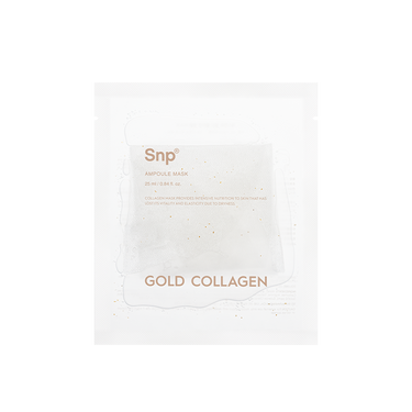 SNP Gold Collagen Ampoule Mask 25ml (1P/10P) - CUTIPOP