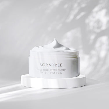 BORNTREE Gold Milk Steam Cream 300g - CUTIPOP