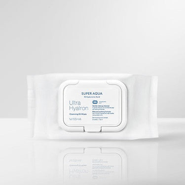 Missha Super Aqua Ultra Hyalon Cleansing Oil Tissue (30P/70P) - CUTIPOP
