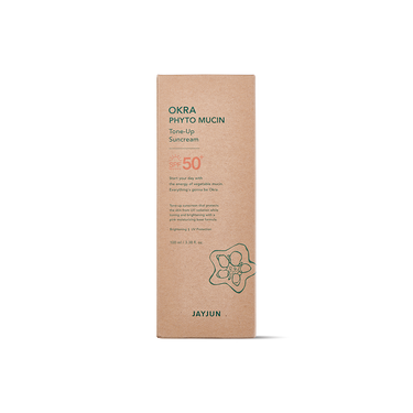 JAYJUN OKRA Phyto Mucin Tone Up Sun Cream 100ml (SPF50+PA ++++) - CUTIPOP