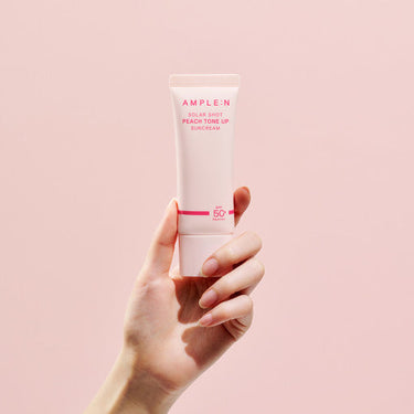 AMPLE:N Solar Shot Peach Tone-Up Sun Cream SPF 50+ PA++++ 40ml - CUTIPOP