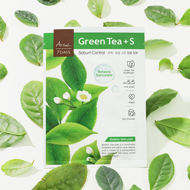 Ariul 7 Days Green Tea + S Sebum Control Mask Sheet