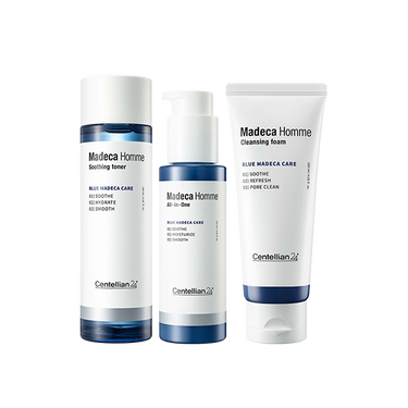 Centellian24 Madeca Homme Full Set (Toner+Essence+Cleansing) - CUTIPOP