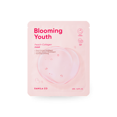BANILA CO Blooming Youth Peach Collagen Mask Sheet 20ml - CUTIPOP