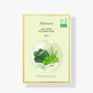 JM Solution Leaf Infused Soothing Mask Halal 30ml*10P - CUTIPOP