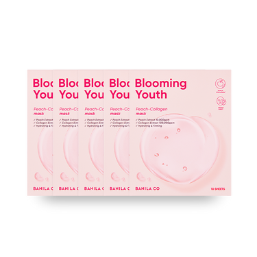 BANILA CO Blooming Youth Peach Collagen Mask Sheet 20ml - CUTIPOP