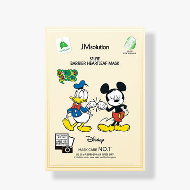 JM Solution [Disney] Selfie Barrier Heartleaf Mask 30ml*10P - CUTIPOP