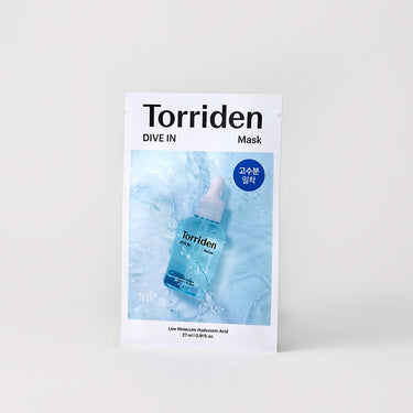 Torriden Dive in low Molecule Hyaluronic Acid Mask Sheet 27ml (1P/10P) - CUTIPOP