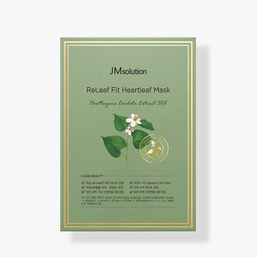 JM Solution ReLeaf Fit Heatleaf Mask 35ml*10P - CUTIPOP