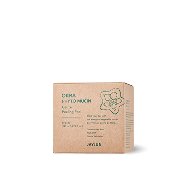 JAYJUN OKRA Phyto Mucin Gauze Peeling Pad 60P - CUTIPOP