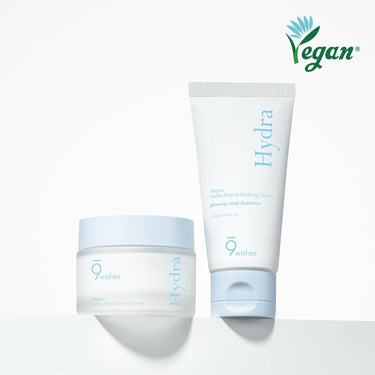 9wishes Vegan Hydra Ampule Soothing Cream 50mL Double Pack AniMelodic