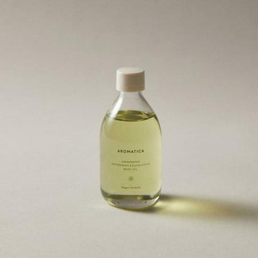 AROMATICA Peppermint Vitalizing Massage & Body Oil 100ml AniMelodic