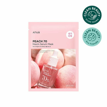 Anua Peach 70 Niacin Serum Mask Sheet 1P AniMelodic