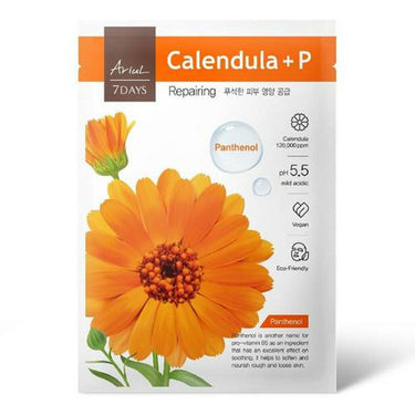 Ariul 7 Days Calendula + P Repairing Mask Sheet 1 Sheet AniMelodic