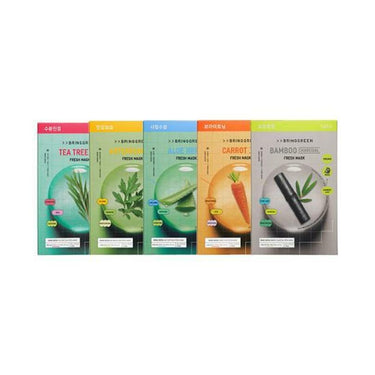 BRINGGREEN Fresh Mask Sheet 10P 5 Options To Choose AniMelodic