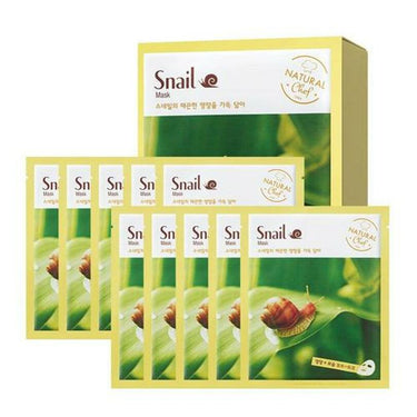 Charmzone Chef Snail Mask Sheet 10 Sheets AniMelodic