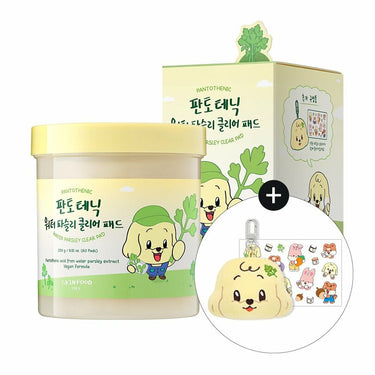 [Collaboration with Muffin & Nuts] SKINFOOD Water Parsley Clear Pad 60P (Special Gift: Doll Key Ring) AniMelodic