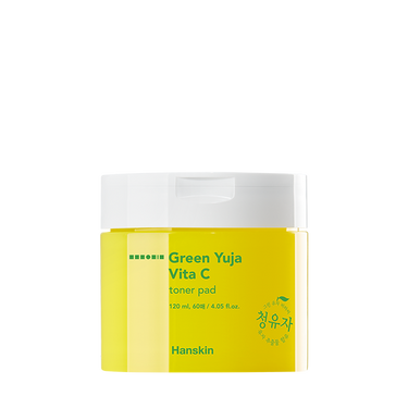 Hanskin Green Yuja Vita C Toner Pad 60P - CUTIPOP