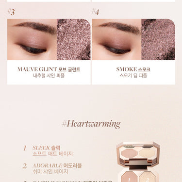Dear Dahlia Dream Velvet Eyeshadow Palette 5.1g [4 Types] - CUTIPOP
