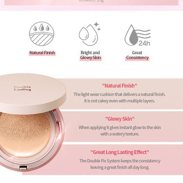 ETUDE Double Lasting Cushion Glow AniMelodic
