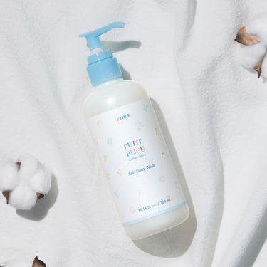 ETUDE Petit Bijou Cotton Snow Soft Body Wash 300ml AniMelodic