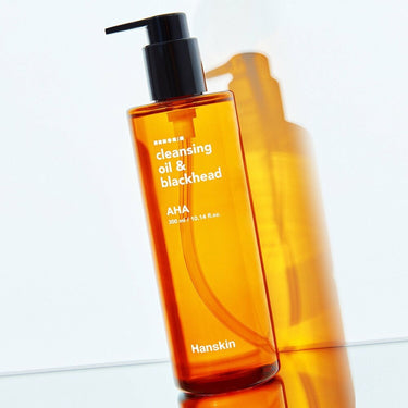 Hanskin Cleansing Oil & Blackhead AHA for Dry Skin 300mL AniMelodic