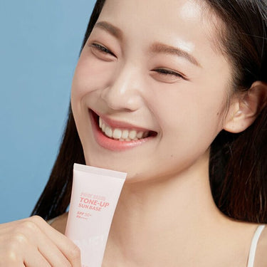 I'M MEME Pink Blur Tone Up Sun Base AniMelodic