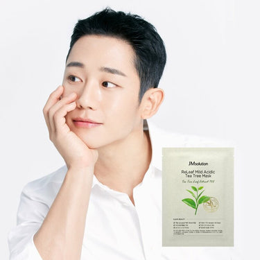 JM Solution ReLeaf Mild Acidic Tea Tree Mask Sheet 1P AniMelodic