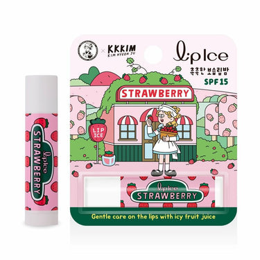 MENTHOLATUM Lipice Lip Balm Strawberry 3.5g AniMelodic