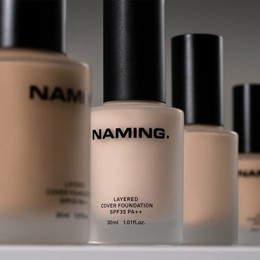 NAMING. Layered Cover Foundation 15mL AniMelodic