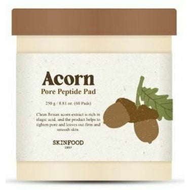 [NEW] SKINFOOD Acorn Pore Peptide Pad 60 Pads AniMelodic
