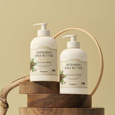 [NEW] SKINFOOD Intensive Shea Butter Cream Wash / Lotion 450mL AniMelodic