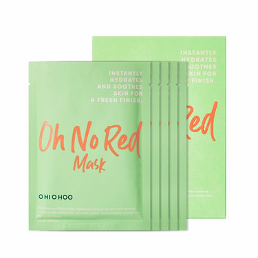 OHIOHOO Oh No Red Mask Sheet 5P AniMelodic