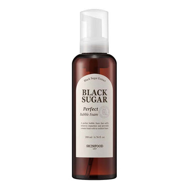 SKINFOOD Black Sugar Perfect Bubble Foam 200mL AniMelodic