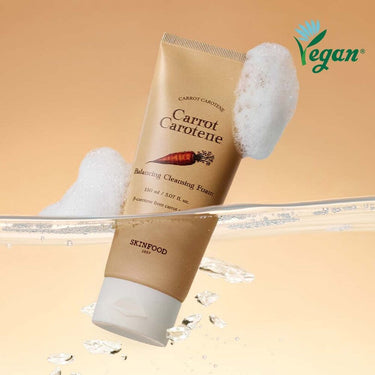 SKINFOOD Carrot Carotene Balancing Cleansing Foam AniMelodic