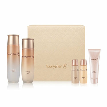 Sooryehan Bichaek Ginseng 2P Special Set (Toner 150mL + Emulsion 130mL + Special Gift) AniMelodic