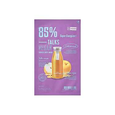 Missha Talks vegan sheet mask 27g [7 Types] - CUTIPOP