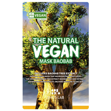 The Natural Vegan Baobab Mask Sheet AniMelodic
