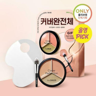 The SAEM Cover Perfection Triple Pot Concealer 4 Colors AniMelodic