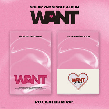 SOLAR 2nd Single Album – WANT (POCAALBUM Ver.)