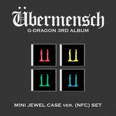 G-DRAGON - 3RD ALBUM [Übermensch][MINI JEWEL ver.1-4](NFC)