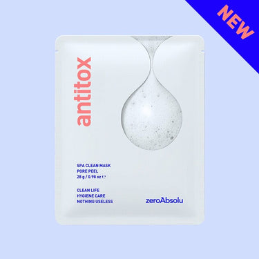 ZEROABSOLU Antitox Spa Clean Mask Pore Peel 1P AniMelodic