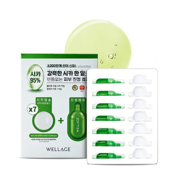 WELLAGE Real Cica Calming One Day Kit (1P/7P) - CUTIPOP