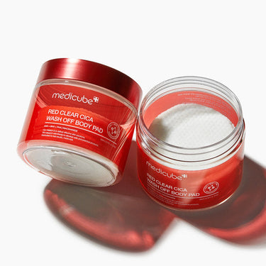 medicube Red Clear Cica Wash Off Body Pad 50P - CUTIPOP