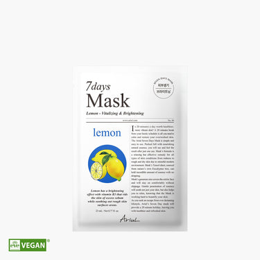 Ariul 7 Days Lemon + C Brightening Mask Sheet