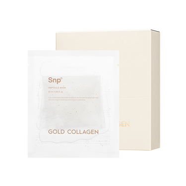 SNP Gold Collagen Ampoule Mask 25ml (1P/10P) - CUTIPOP