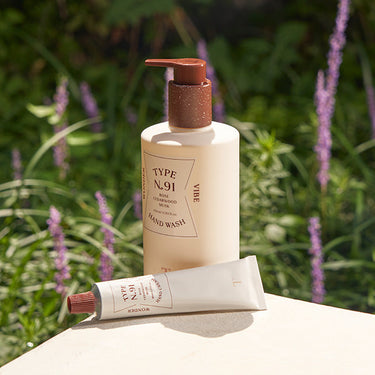 Type No. Hand Cream 40ml+Hand Wash 350ml