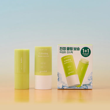 goodal Heartleaf Calming Cooling Sun Stick 19g (+Refill)