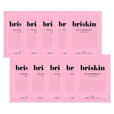 briskin Real Fit Secondskin Moisturizing Mask Sheet 10 Sheets AniMelodic