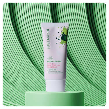 BORNTREE Berry Essence Pink Tone-Up Sun Cream 50ml - CUTIPOP